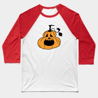 halloween pumpkin funny No.9 Baseball T-Shirt